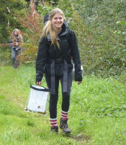 girls on their Duke of Edinburgh hike