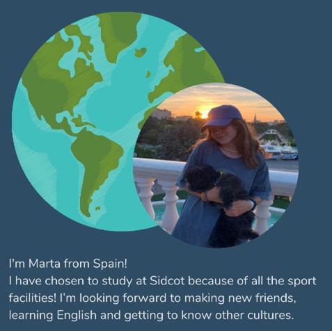 Sidcot international student profile 1
