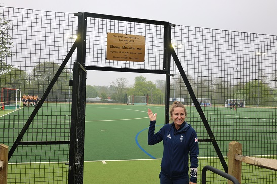 opening of new hockey astroturf at Leighton Park School 