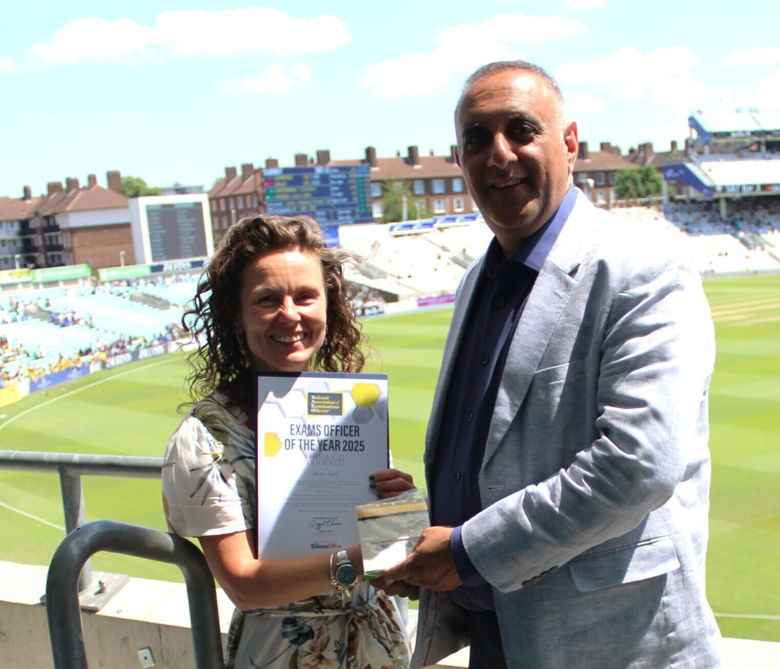 Congratulations to Sarah Lake – NAEO Exams Officer of the Year 2025!