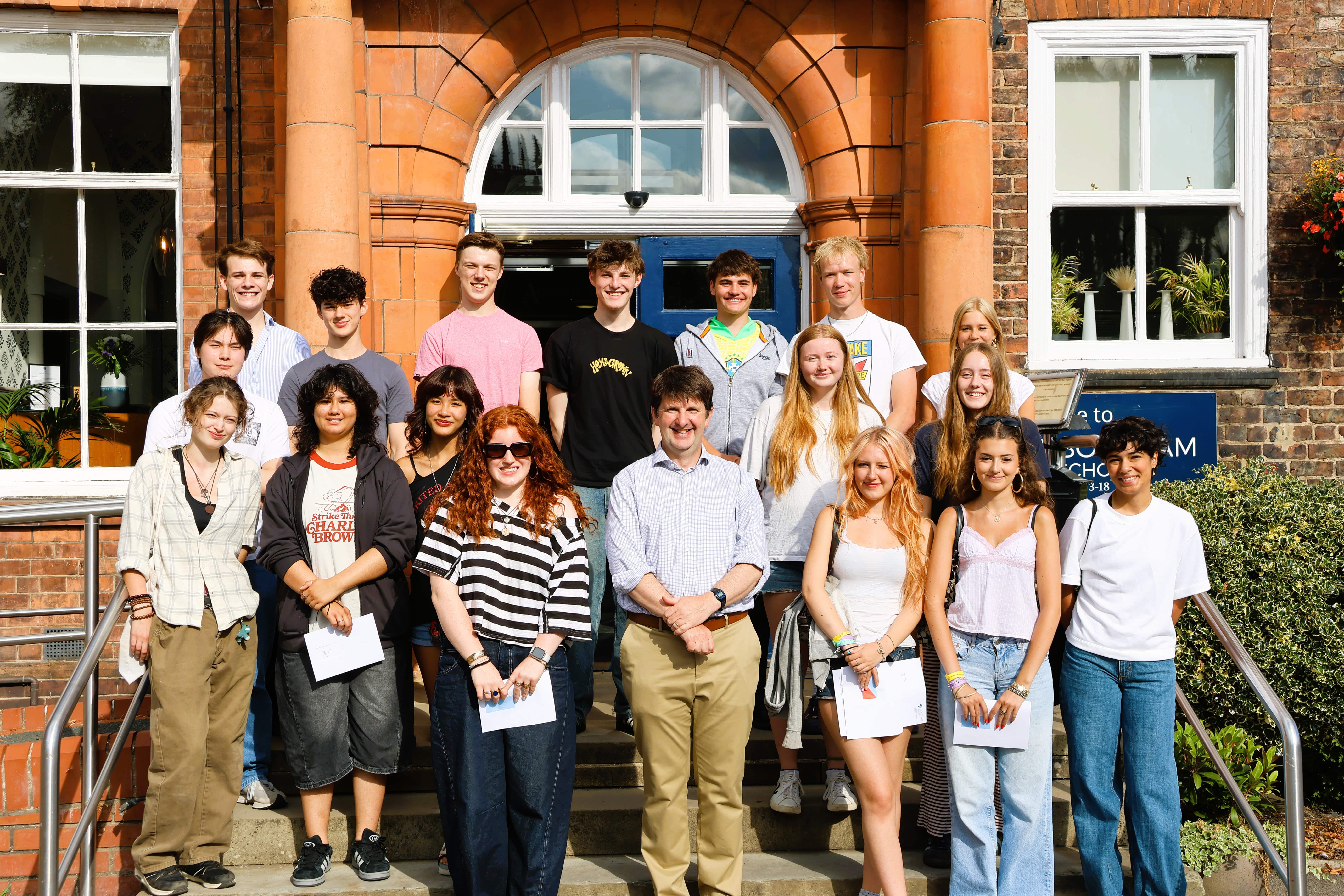 bootham school students with a levels 2025 