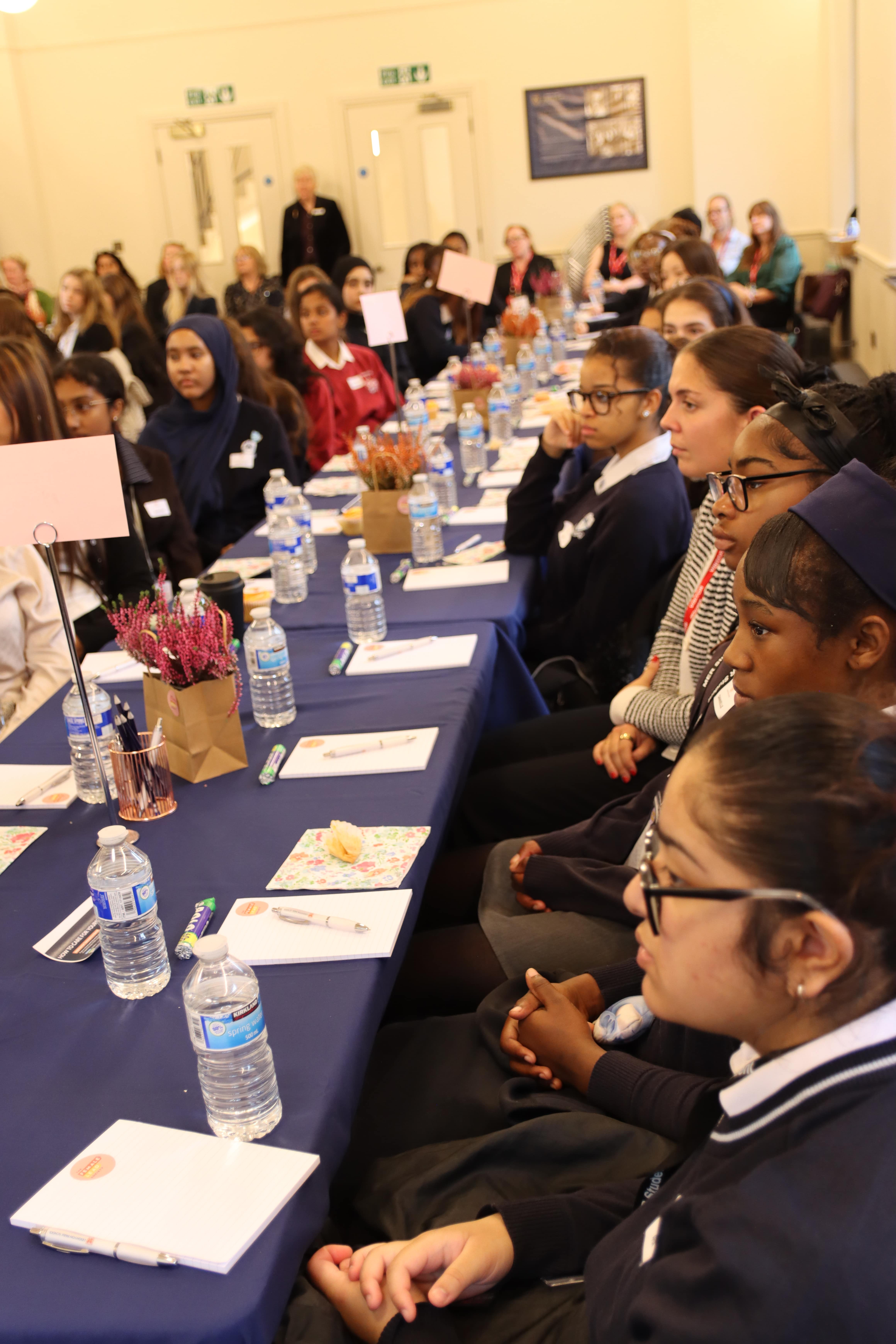 delegates sat at a table during LeadHERship Conference
